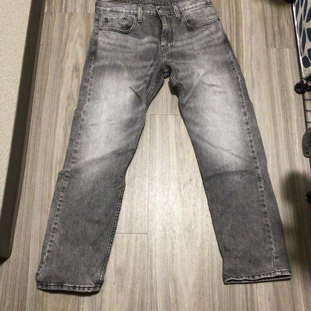LEVIS 502 GREY FADE FACTORY DISTRESSED/FADED W30 L30